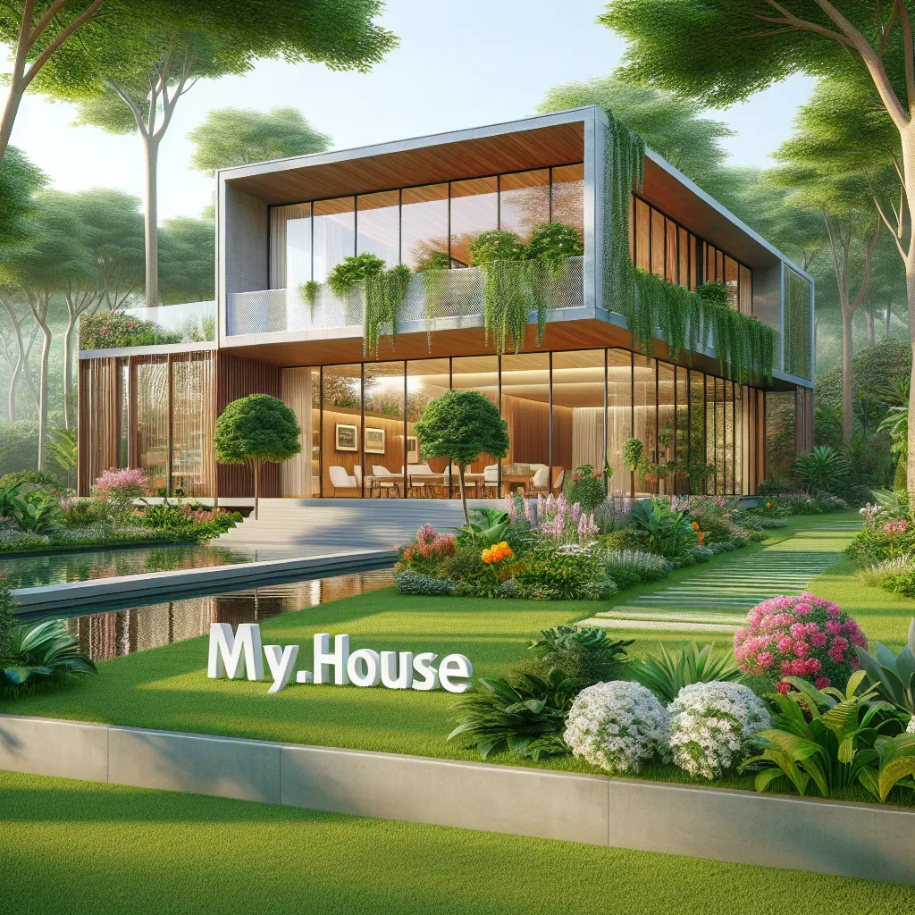 A beautiful modern house